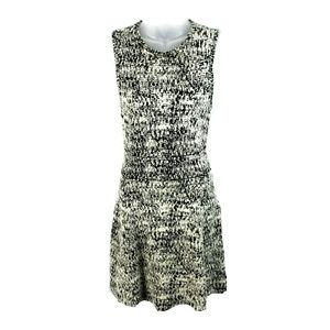 Theory Alancy Dress Large Black Sleeveless Stretch